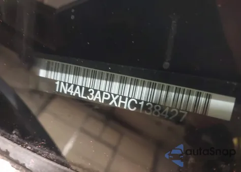 2017 Nissan Altima 2.5/2.5 S/2.5 Sl/2.5 Sr/2.5 Sv from USA, damaged, VIN 1N4AL3APXHC138427